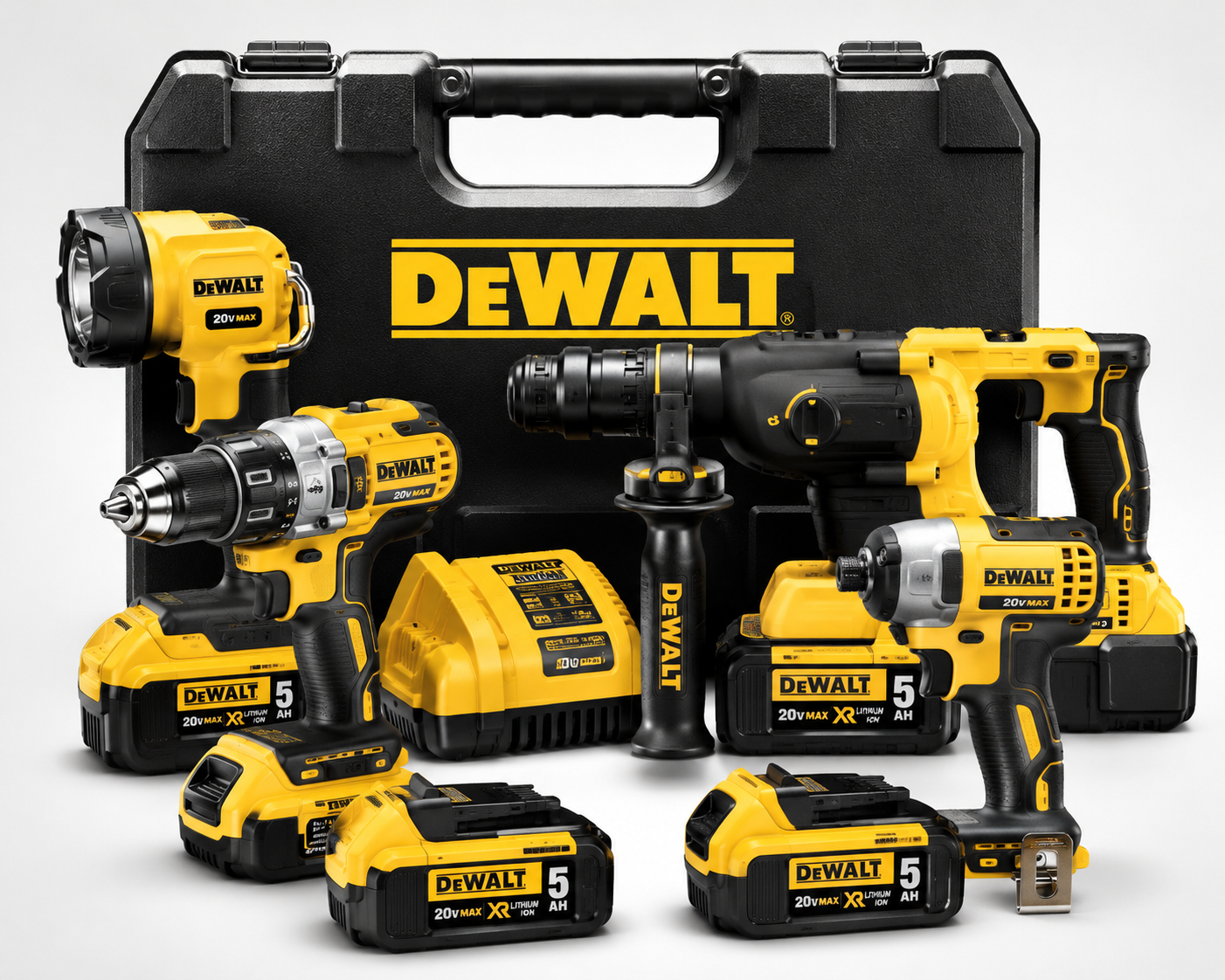KIT DEWALT - EL COMBO DE HERRAMIENTAS QUE LLEVA TU TRABAJO AL SIGUIENTE NIVEL