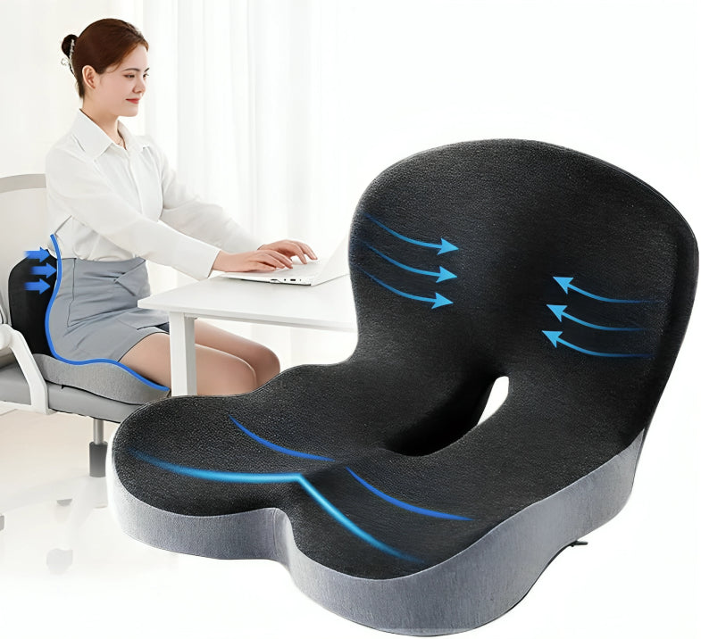 COJIN ORTOPÉDICO - SOPORT LUMBAR Y COMODIDAD TODO EL DÍA 🔥