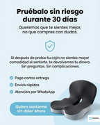 COJIN ORTOPÉDICO - SOPORT LUMBAR Y COMODIDAD TODO EL DÍA 🔥