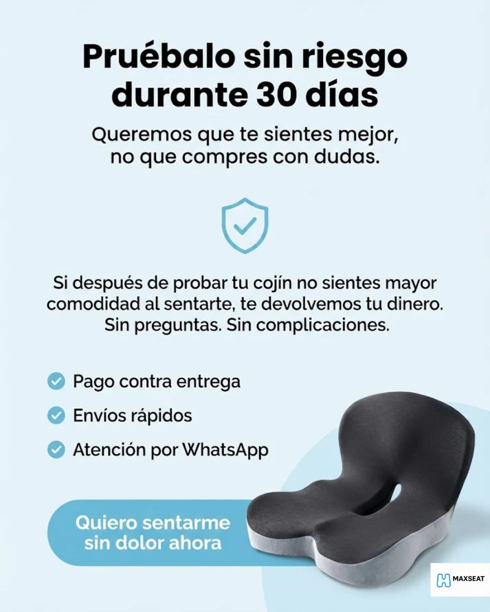 COJIN ORTOPÉDICO - SOPORT LUMBAR Y COMODIDAD TODO EL DÍA 🔥
