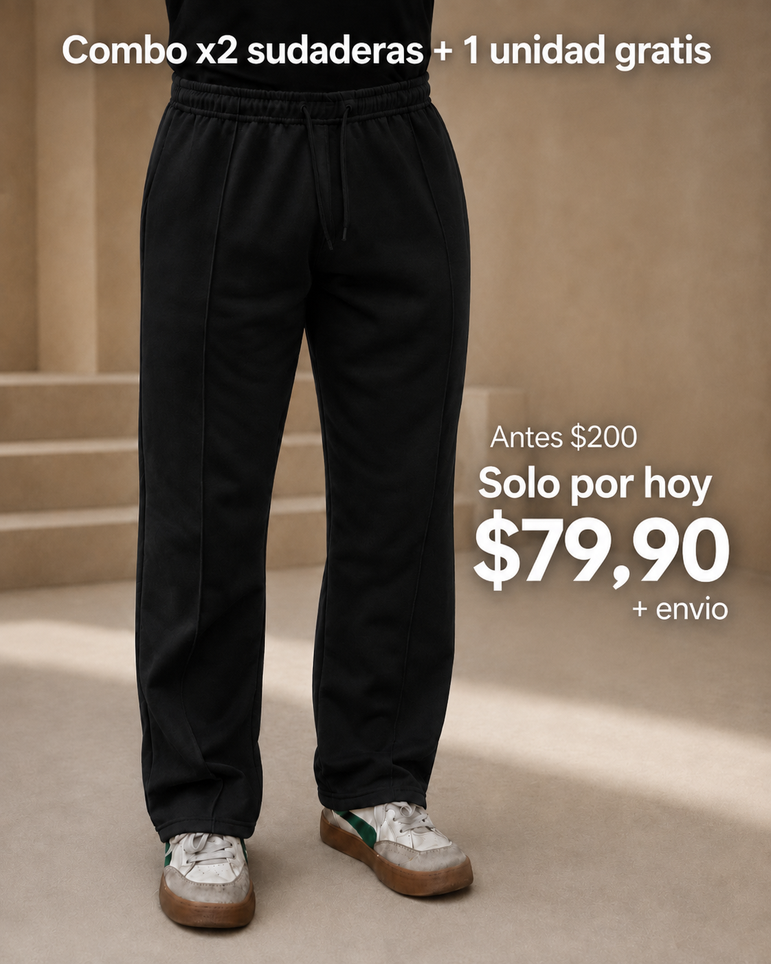 SUDADERA URBAN - COMBO 2X + 1 UNIDAD GRATIS 🔥