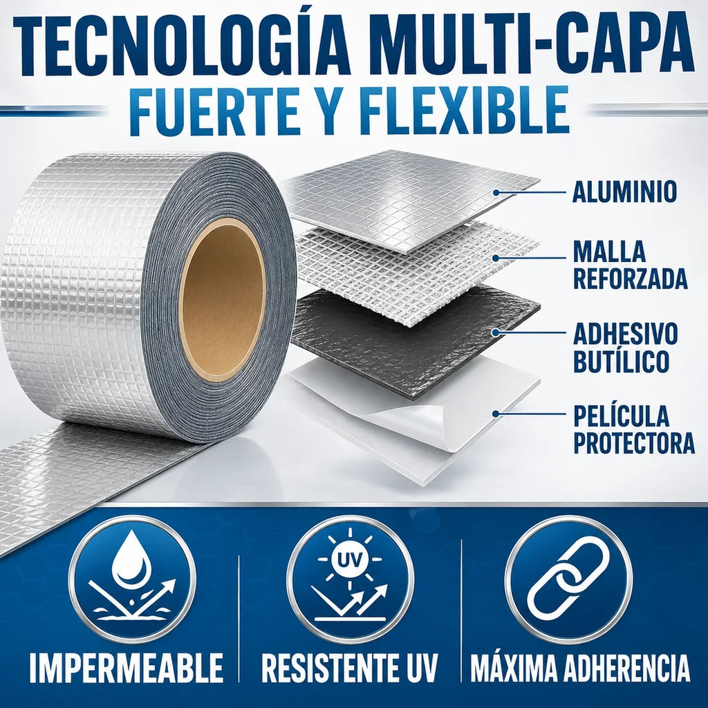 Cinta Asfáltica Impermeable Stantek® - COMPRA 1 Y LLÉVATE 2 🔥