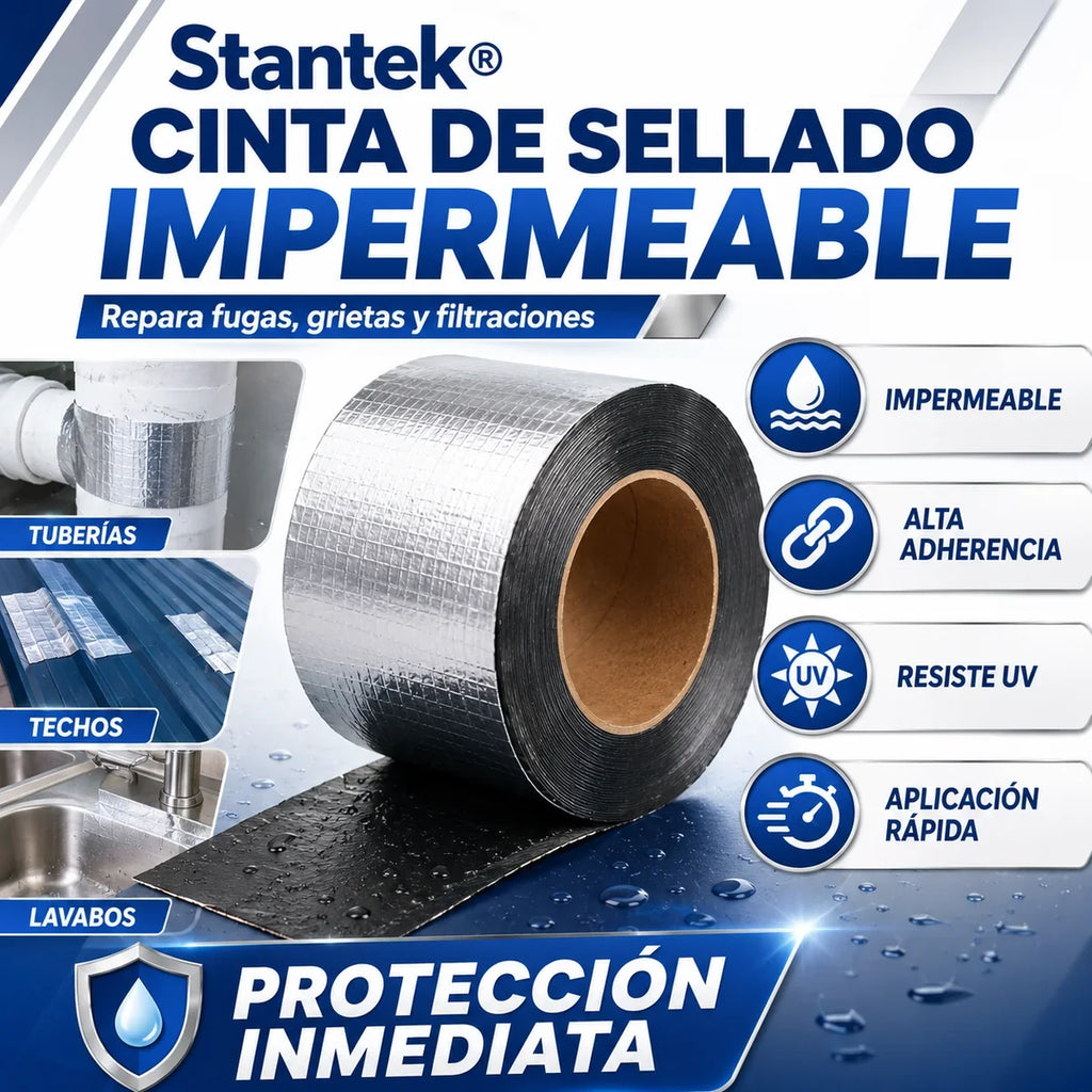 Cinta Asfáltica Impermeable Stantek® - COMPRA 1 Y LLÉVATE 2 🔥