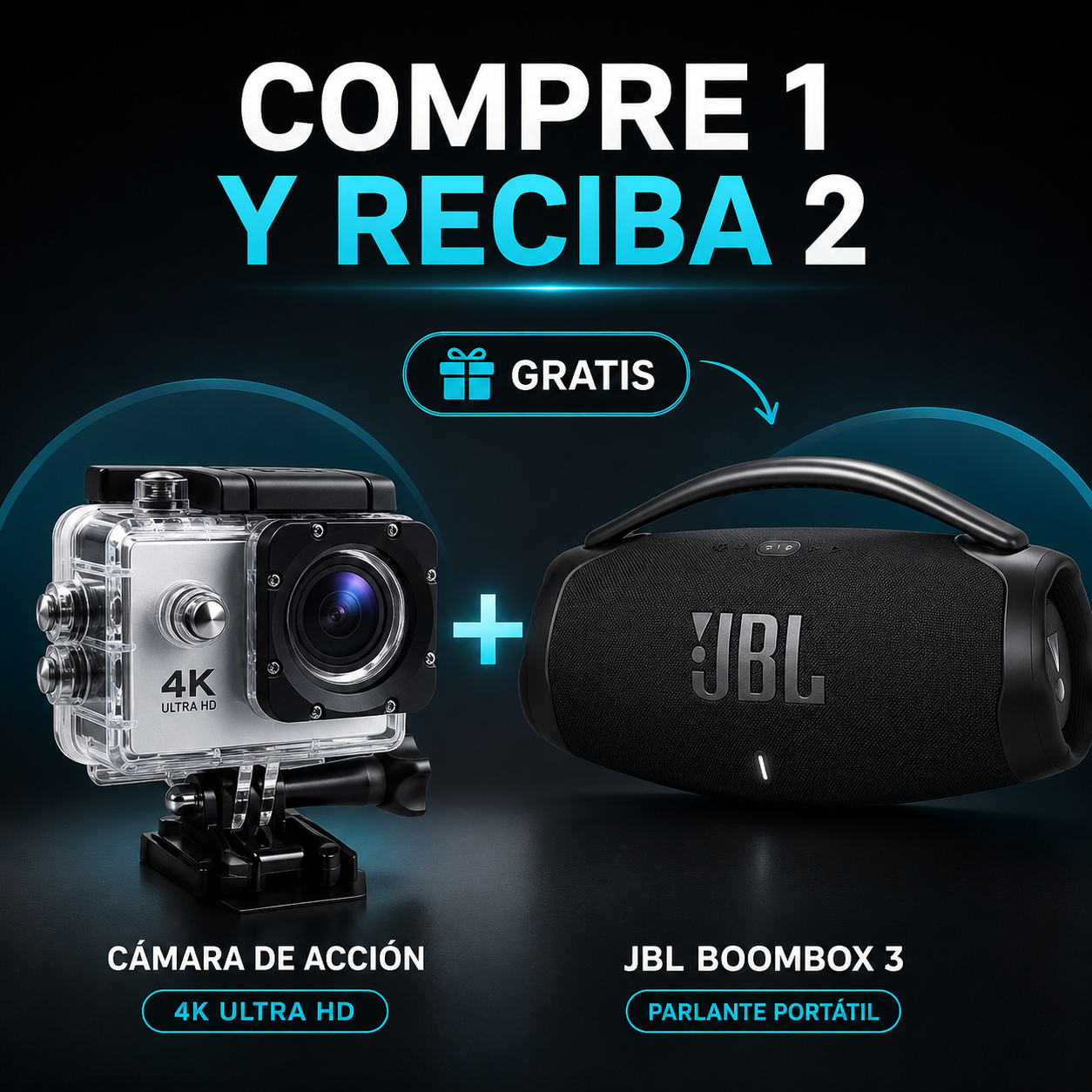 [PROMO] JBL XBOOM + GO PRO 4K 🔥